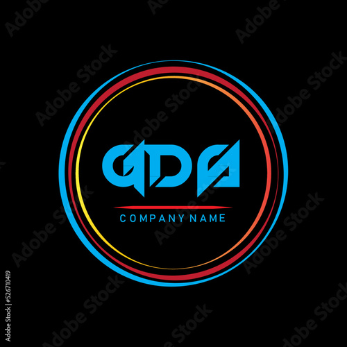 G D S,GDS Logo Design,GDS Letter Logo Design On Black Background,Three Letter Logo Design,GDS Letter Logo Design With Circle Shape,Simple Letter Logo Design photo