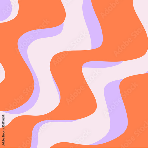 Retro 70s Abstract background vector illustration