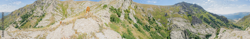 Fototapeta premium panorama from the mountain top