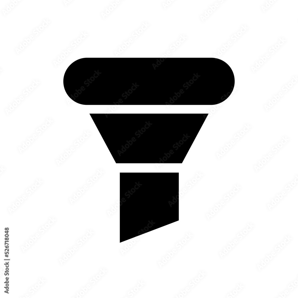 funnel glyph icon funnel glyph icon