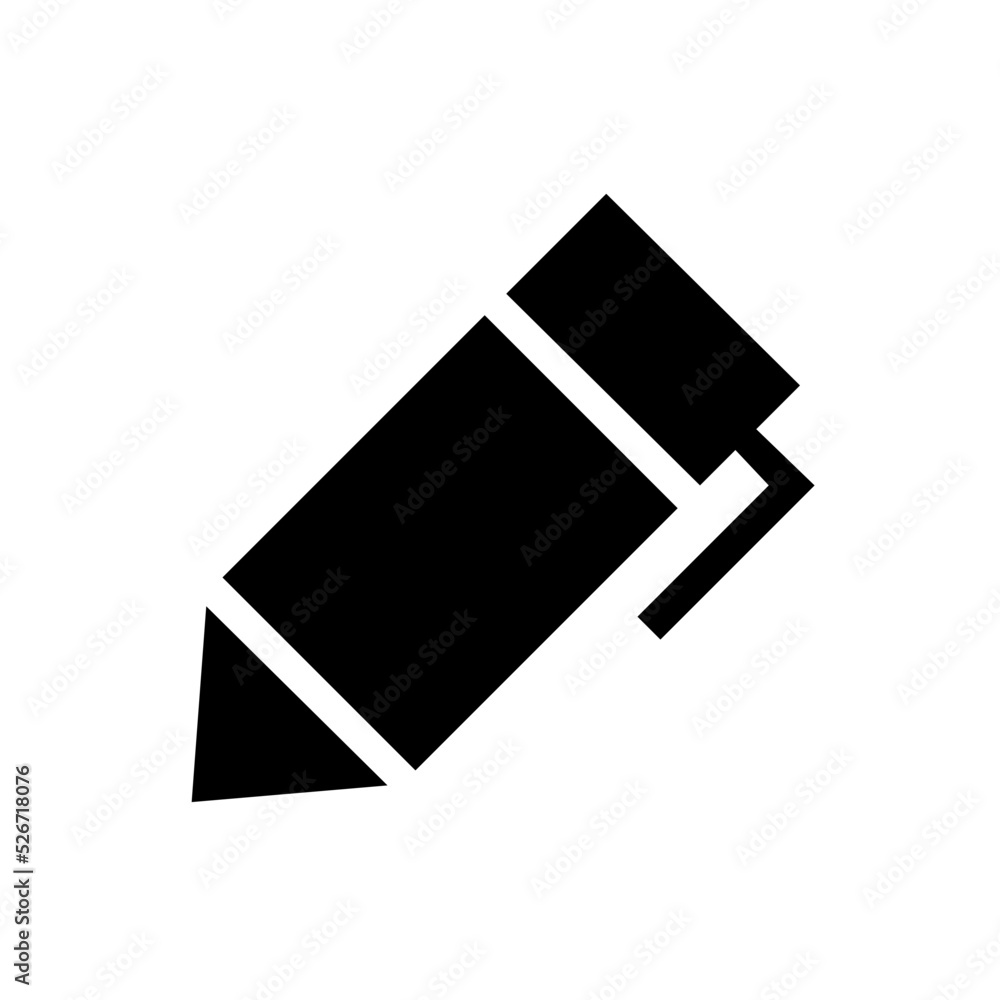 pen glyph icon pen glyph icon