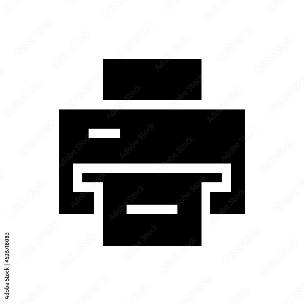 printer glyph icon printer glyph icon