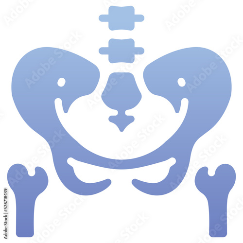 waist bone medical icon