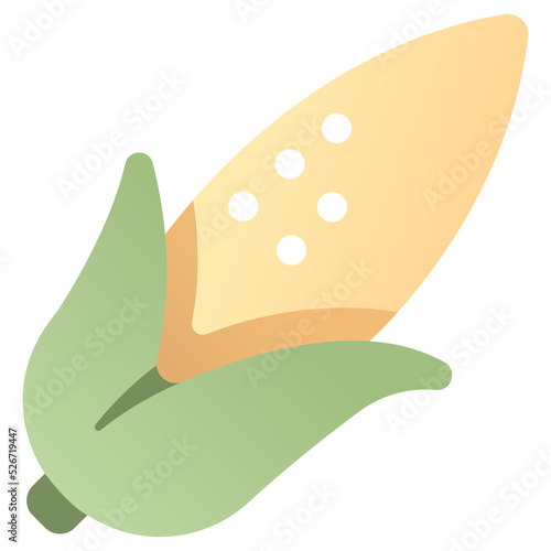 corn barbecue icon