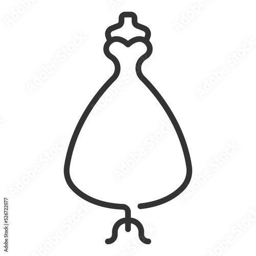 bride dress icon