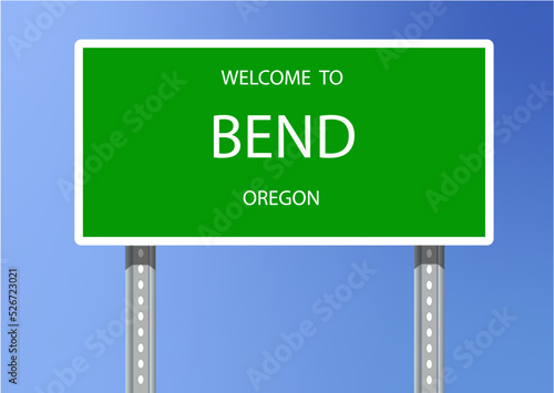 Welcome-Bend, Oregon, United States	 photo