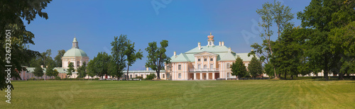 Panorama of the Great Menshikov Palace, southern facade. Oranienbaum, Saint Petersburg, Russia © vesta48