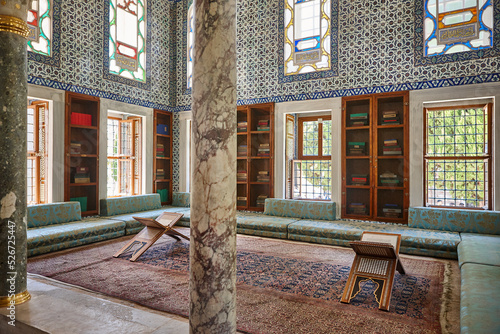 Palace Topkapi in Istambul. Ahmet III library. Ottoman empire. Turkey photo