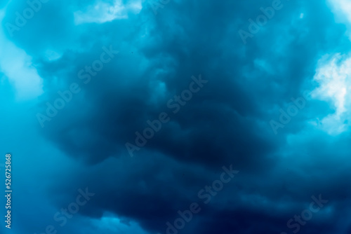 Beautiful dark storm clouds. Background. Scenery. Texture.