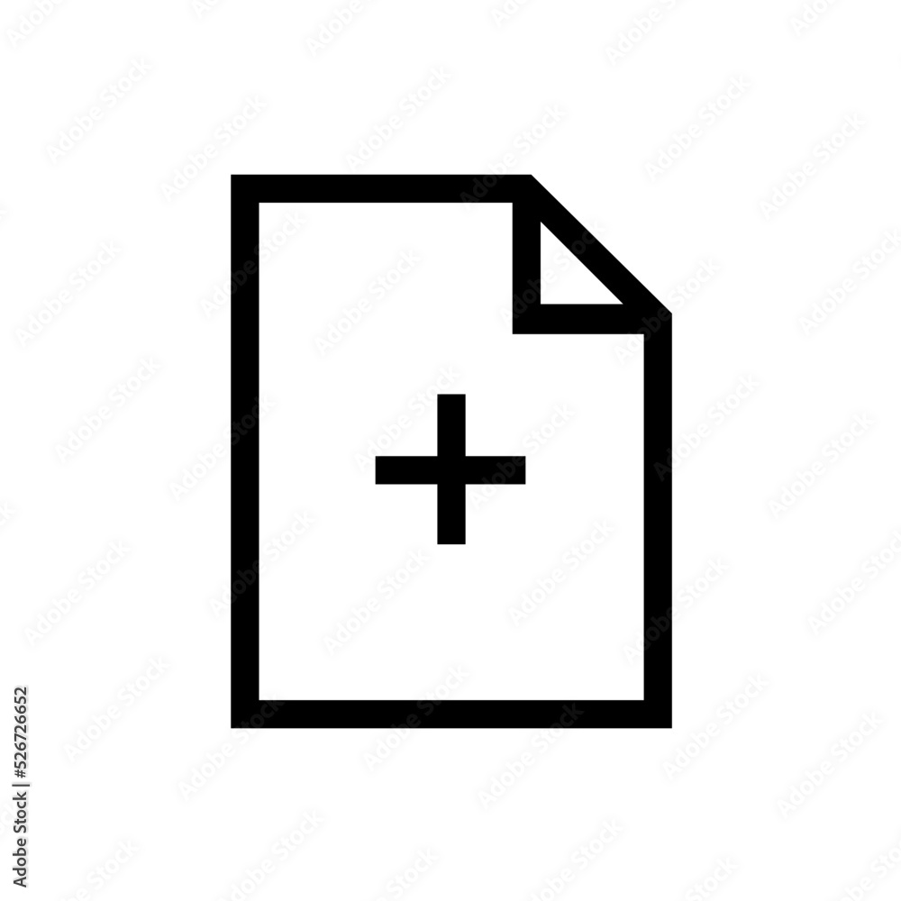 new document line icon new document line icon