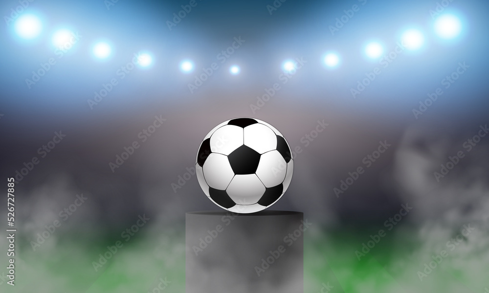 Naklejka premium Fussball Hintergrund