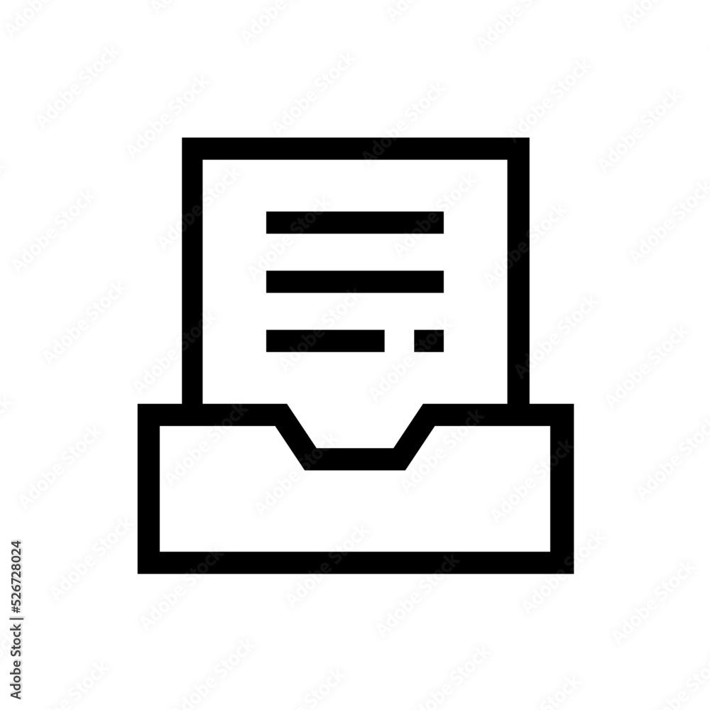inbox line icon inbox line icon