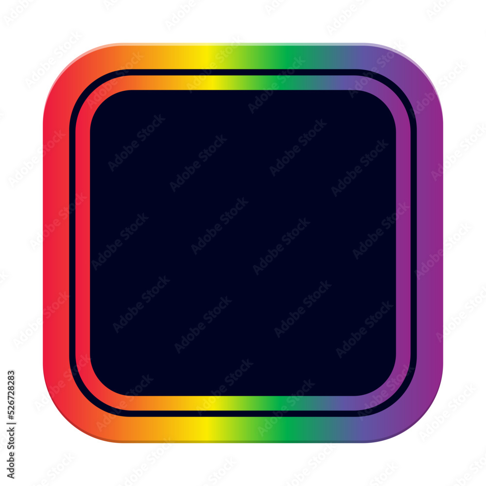 rainbow lgbt square frame rainbow lgbt square frame