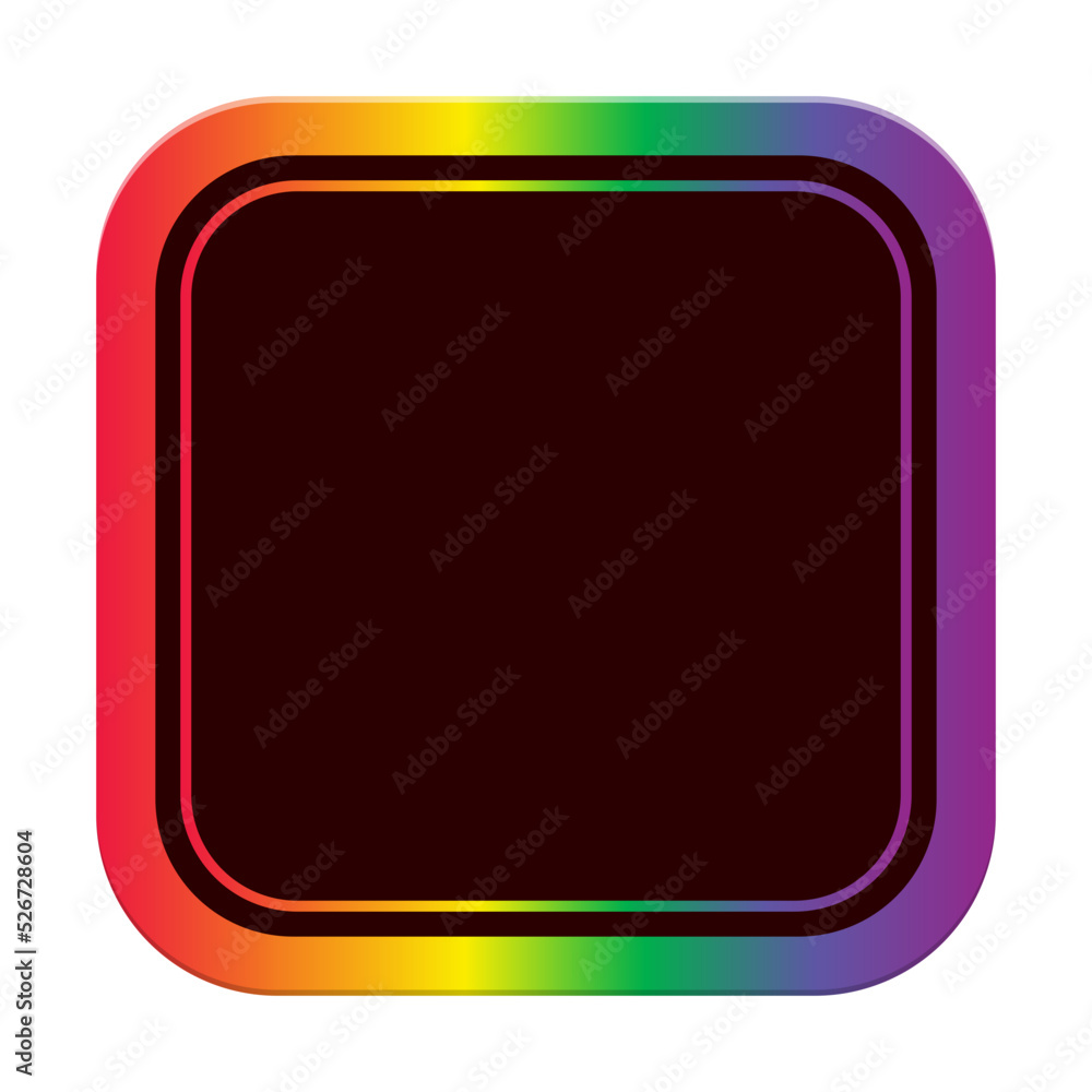 rainbow lgbt square frame rainbow lgbt square frame