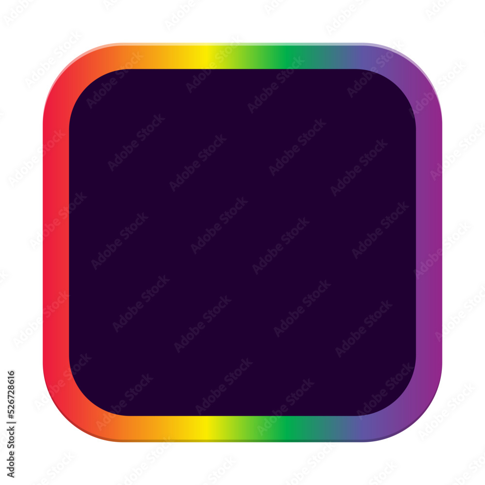 rainbow lgbt square frame rainbow lgbt square frame