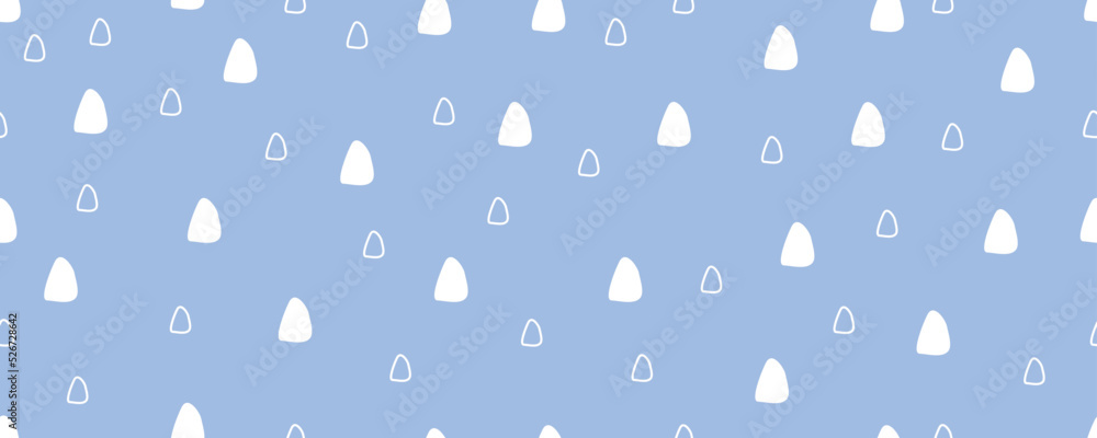 White cute minimal abstract tiny doodle art pattern