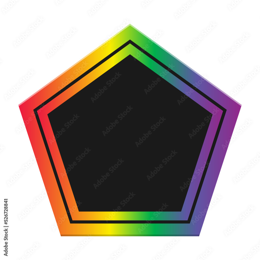 rainbow lgbt geometric frame rainbow lgbt geometric frame
