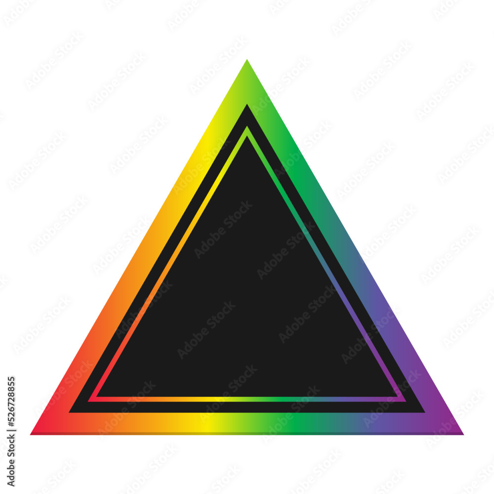 rainbow lgbt geometric frame rainbow lgbt geometric frame
