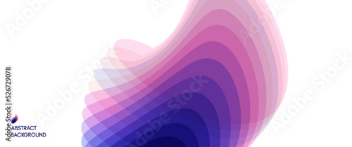 Abstract geometric design. Vector illustration made of various overlapping elements. Applicable for banners, placards, posters or flyers.