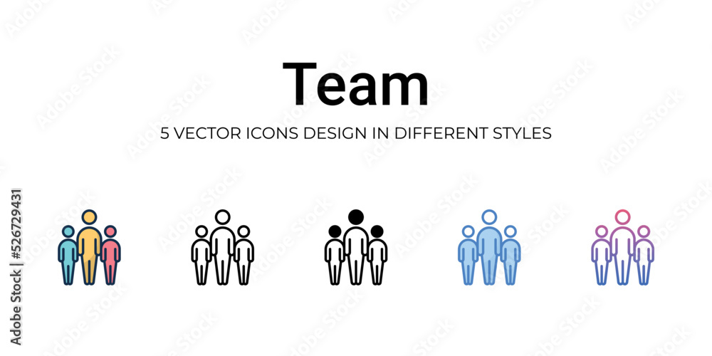 Team icon. Team symbol design from Business management collection. vector illustration Team icon. Team symbol design from Business management collection. vector illustration