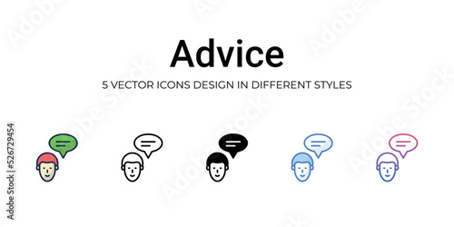 advice icon. advice symbol design from Business management collection. vector illustration