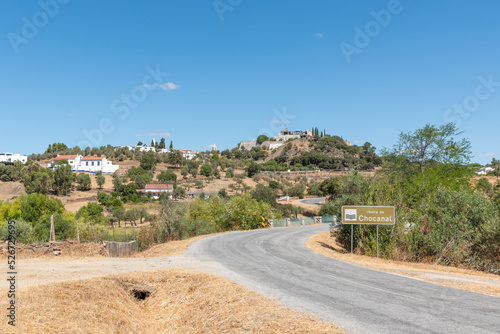 Landscape over the village of Crato in the district of Portalegre, Portugal photo