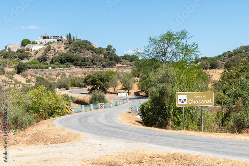 Landscape over the village of Crato in the district of Portalegre, Portugal photo