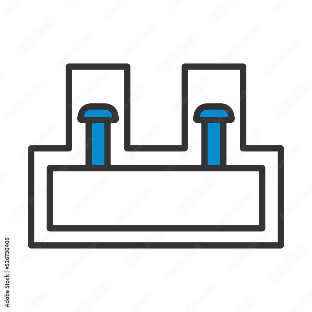 Electrical Connection Terminal Icon Electrical Connection Terminal Icon