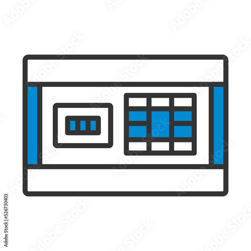 Circuit Breakers Box Icon