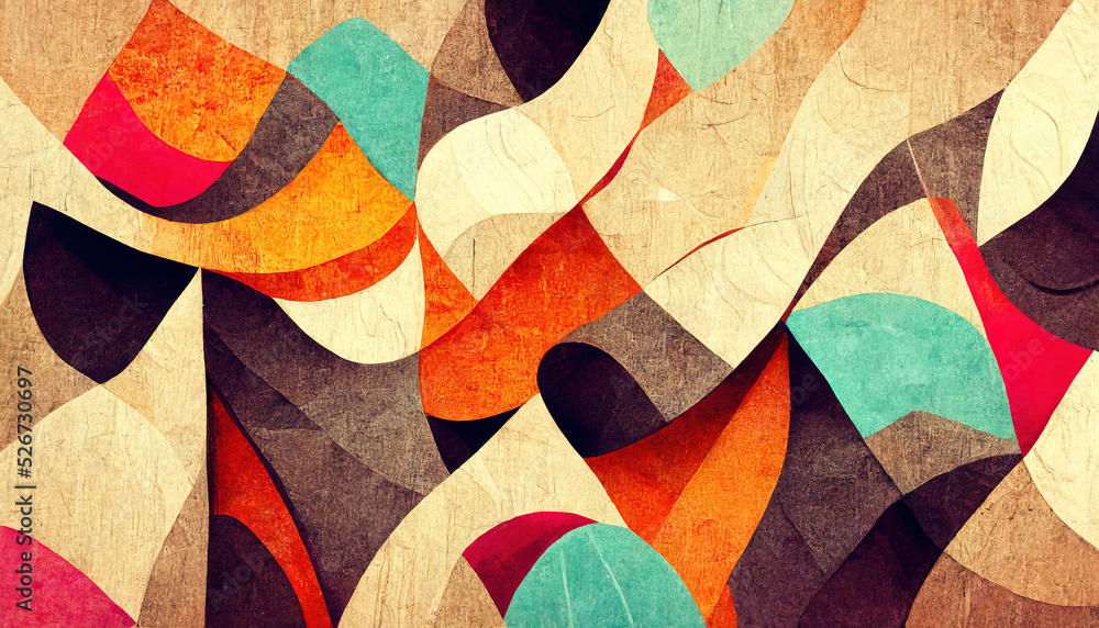 Fototapeta premium Abstract Poly Printable Paint Retro Vintage Backgrounds