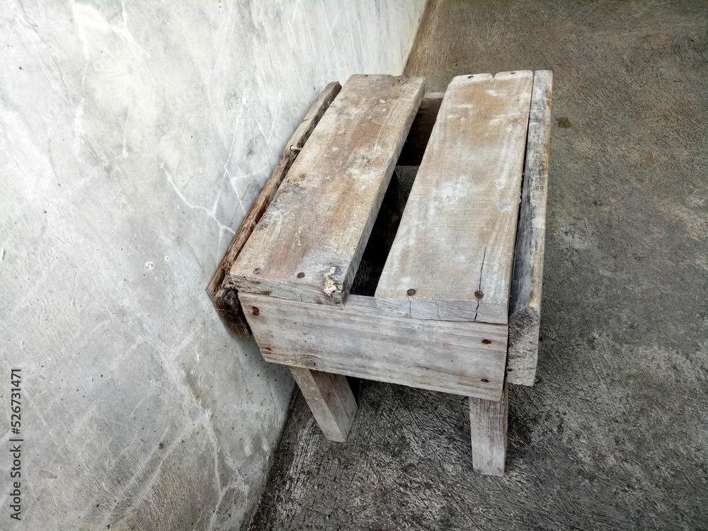 simple small chair made of wood simple small chair made of wood