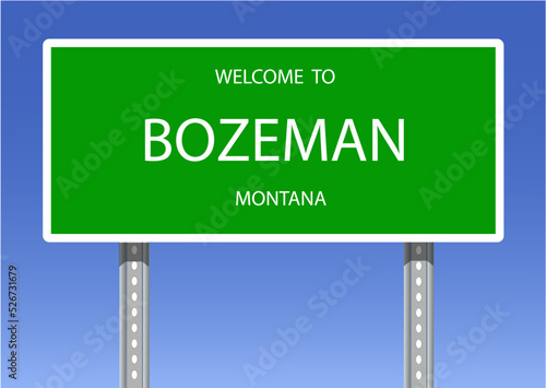 Welcome-Bozeman, Montana, United States photo