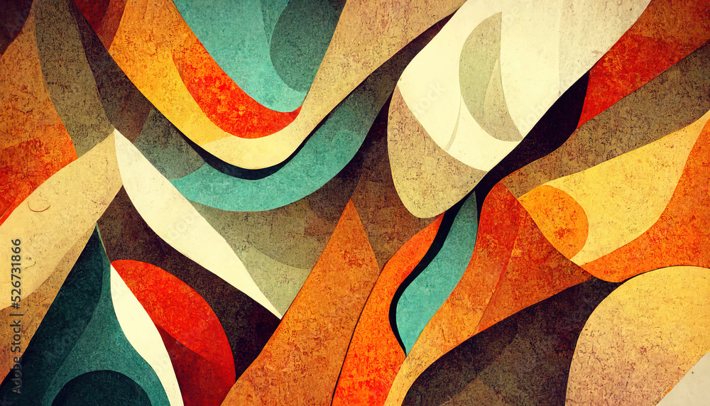 Fototapeta premium Abstract Poly Printable Paint Retro Vintage Backgrounds