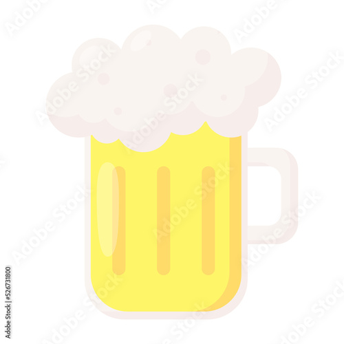 Canvas Print Beer icon.
