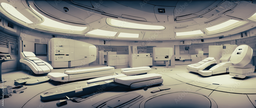 Artistic concept painting of a beautiful sci-fi futuristic hospital. Tender and dreamy design, background illustration. Artistic concept painting of a beautiful sci-fi futuristic hospital. Tender and dreamy design, background illustration.