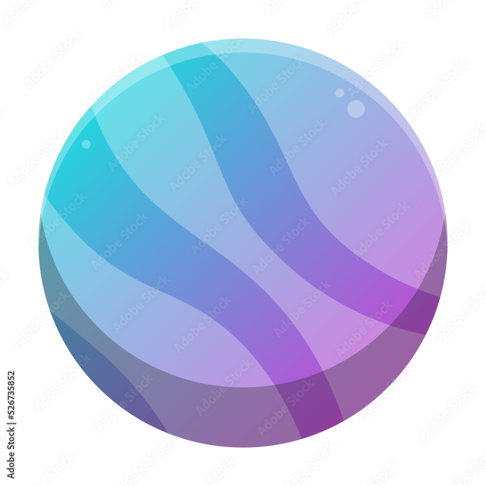 Obraz premium white wave round button