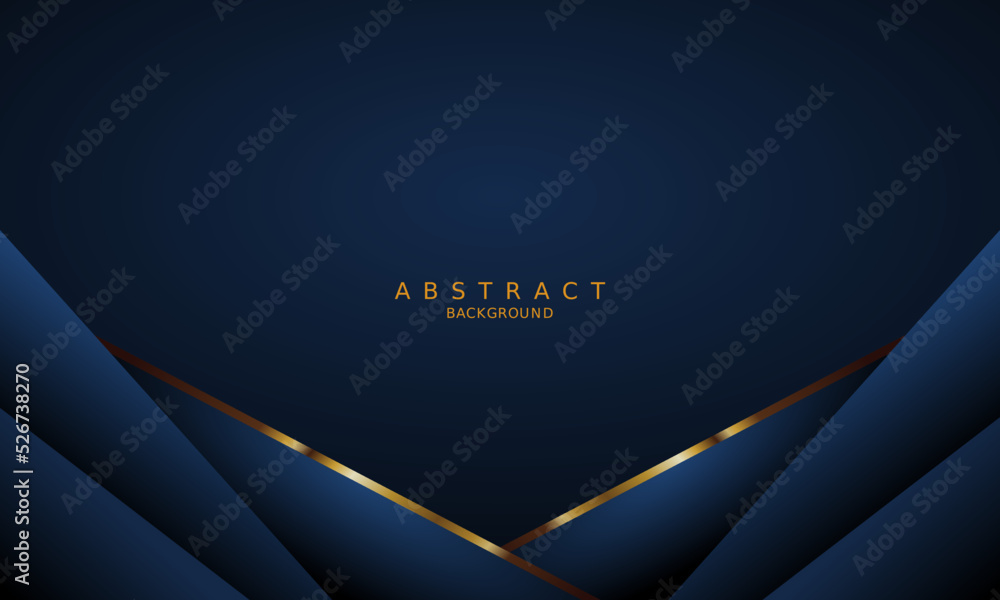 dark blue luxury premium background and gold line. dark blue luxury premium background and gold line.