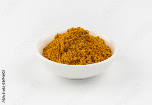 Heap of curry powder indian kitchen