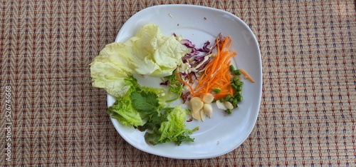 Quadro su tela Vegetables is often left over after eating