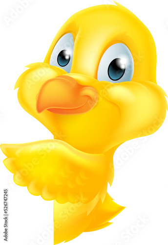 Easter Cartoon Chick Sign