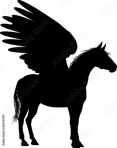 Pegasus Horse Silhouette photo