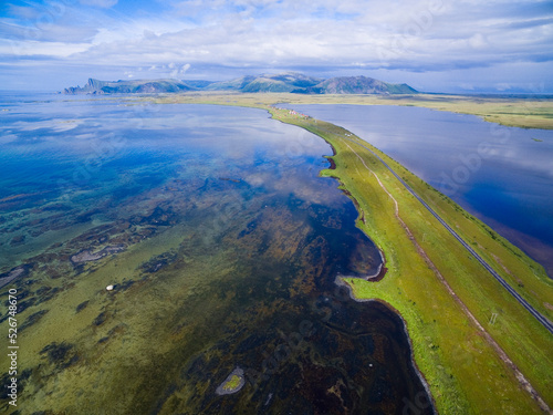 Aerial view of Vesteralen, Andoya, Norway