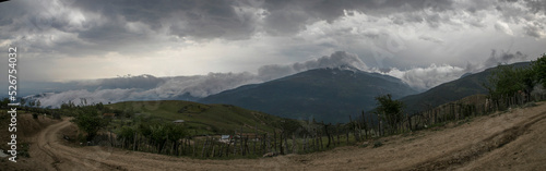 panorama of the mountains