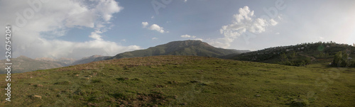 view of the mountains