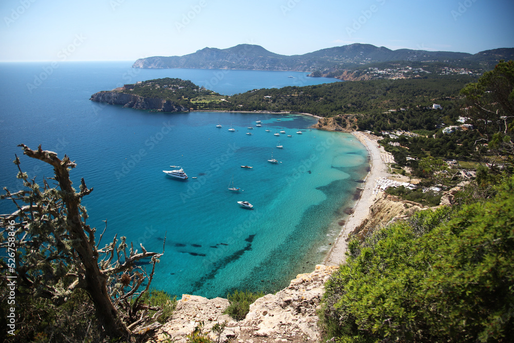 Fototapeta premium View of the coast of Ibiza island