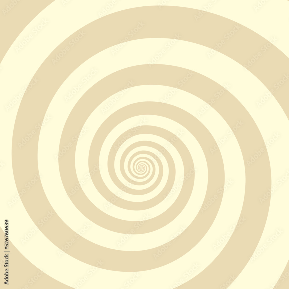 Artistic spiral shape. Vector drawing Artistic spiral shape. Vector drawing