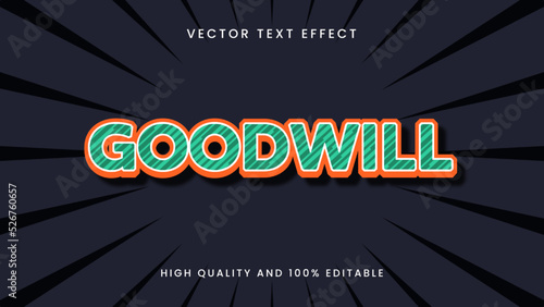 goodwill text effect