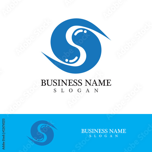 Business corporate S letter logo