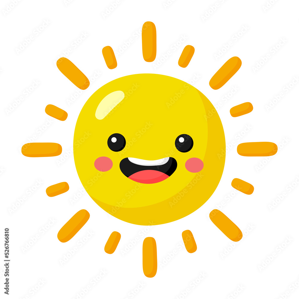 Cute summer sun