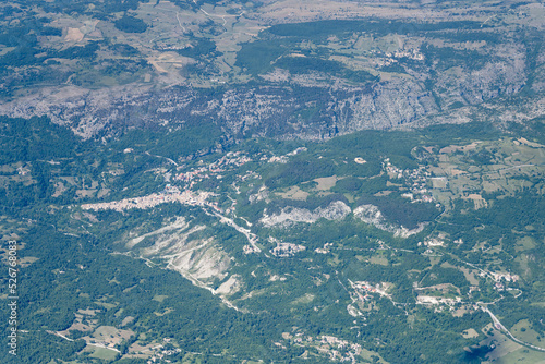 Caramanico Terme aerial, Italy © hal_pand_108
